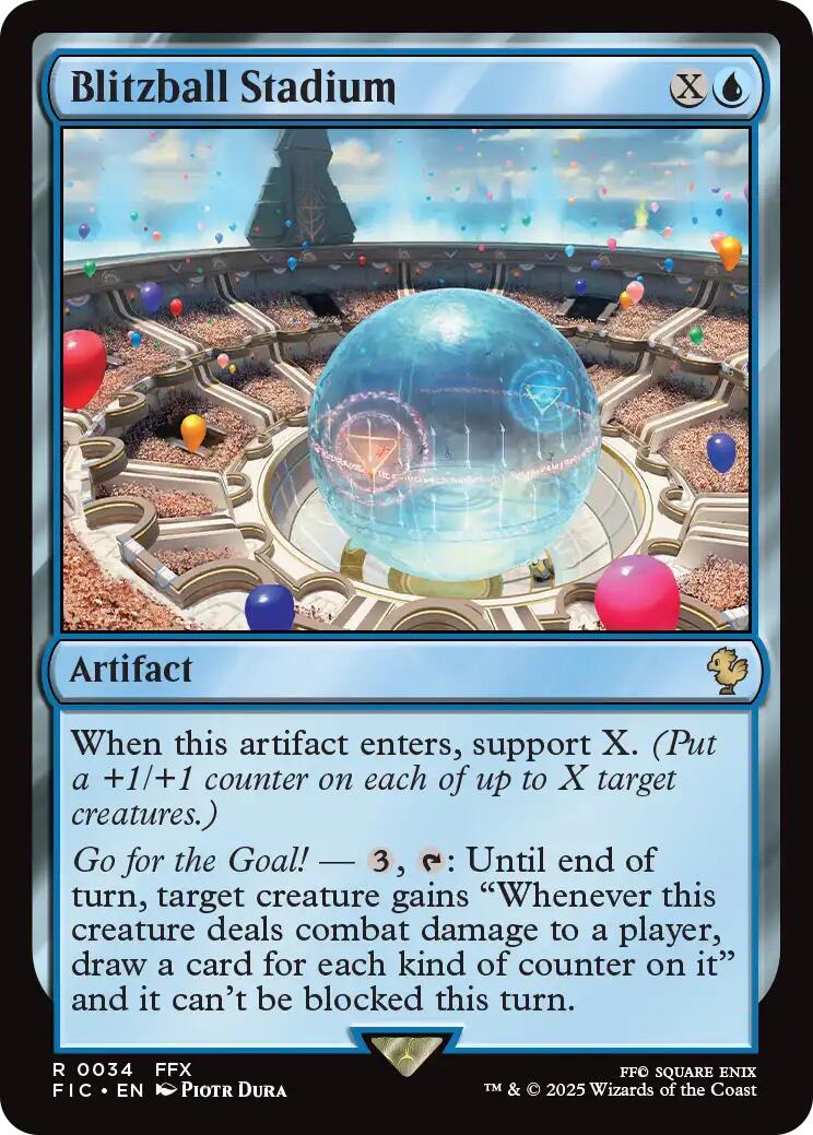 {@@FIC R} Blitzball Stadium (Surge Foil) [FINAL FANTASY Commander][FIC 034]