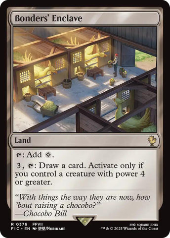 {R} Bonders' Enclave (Surge Foil) [FINAL FANTASY Commander][FIC 376]