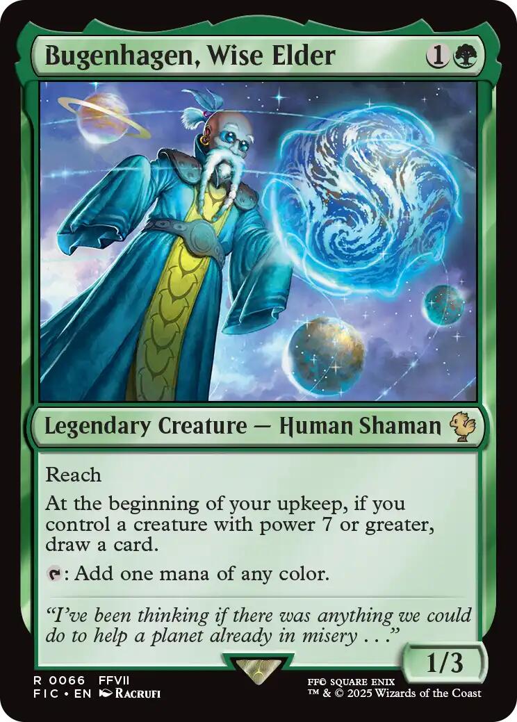 {@@FIC R} Bugenhagen, Wise Elder (Surge Foil) [FINAL FANTASY Commander][FIC 066]
