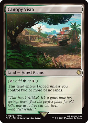 {R} Canopy Vista (Surge Foil) [FINAL FANTASY Commander][FIC 378]