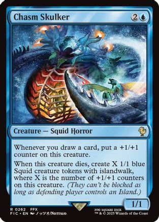 {R} Chasm Skulker (Surge Foil) [FINAL FANTASY Commander][FIC 262]