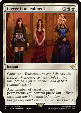 {R} Clever Concealment (Surge Foil) [FINAL FANTASY Commander][FIC 236]