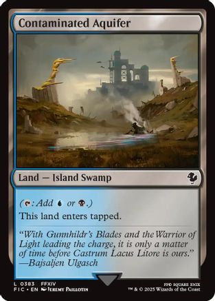 {C} Contaminated Aquifer (Surge Foil) [FINAL FANTASY Commander][FIC 383]