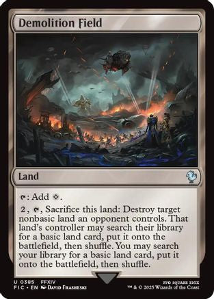 {C} Demolition Field (Surge Foil) [FINAL FANTASY Commander][FIC 385]