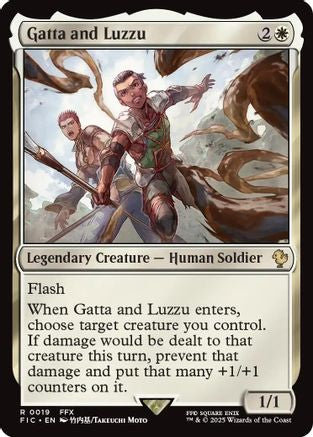 {R} Gatta and Luzzu (Surge Foil) [FINAL FANTASY Commander][FIC 019]