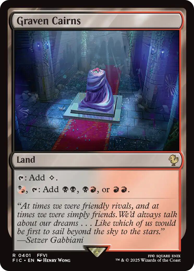 {R} Graven Cairns (Surge Foil) [FINAL FANTASY Commander][FIC 401]