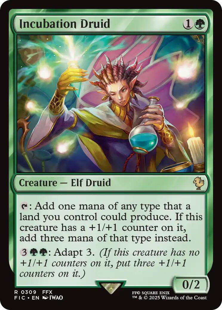 {R} Incubation Druid (Surge Foil) [FINAL FANTASY Commander][FIC 309]