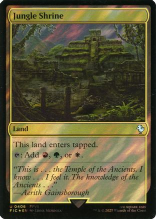 {C} Jungle Shrine (Surge Foil) [FINAL FANTASY Commander][FIC 406]