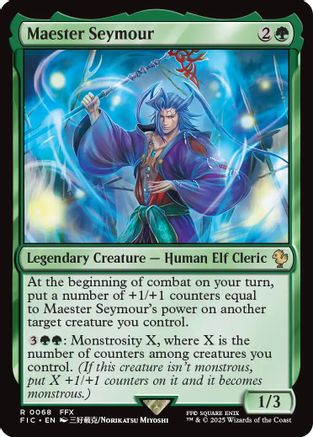 {R} Maester Seymour (Surge Foil) [FINAL FANTASY Commander][FIC 068]