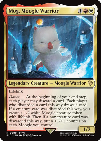 {R} Mog, Moogle Warrior (Surge Foil) [FINAL FANTASY Commander][FIC 089]
