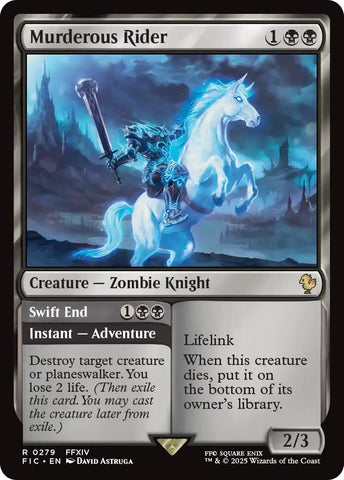 {R} Murderous Rider (Surge Foil) [FINAL FANTASY Commander][FIC 279]