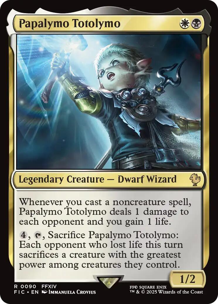 {R} Papalymo Totolymo (Surge Foil) [FINAL FANTASY Commander][FIC 090]