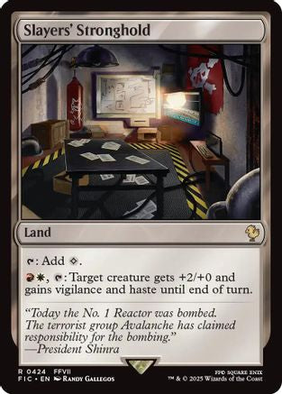 {R} Slayers' Stronghold (Surge Foil) [FINAL FANTASY Commander][FIC 424]