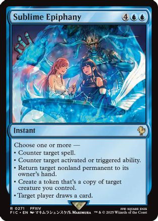 {R} Sublime Epiphany (Surge Foil) [FINAL FANTASY Commander][FIC 271]