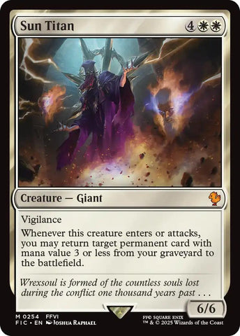 {R} Sun Titan (Surge Foil) [FINAL FANTASY Commander][FIC 254]