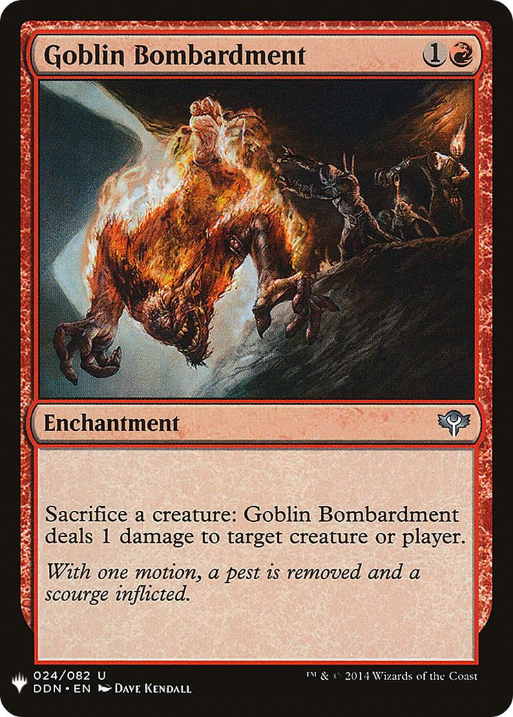 {C} Goblin Bombardment [Mystery Booster][LS DDN 024]