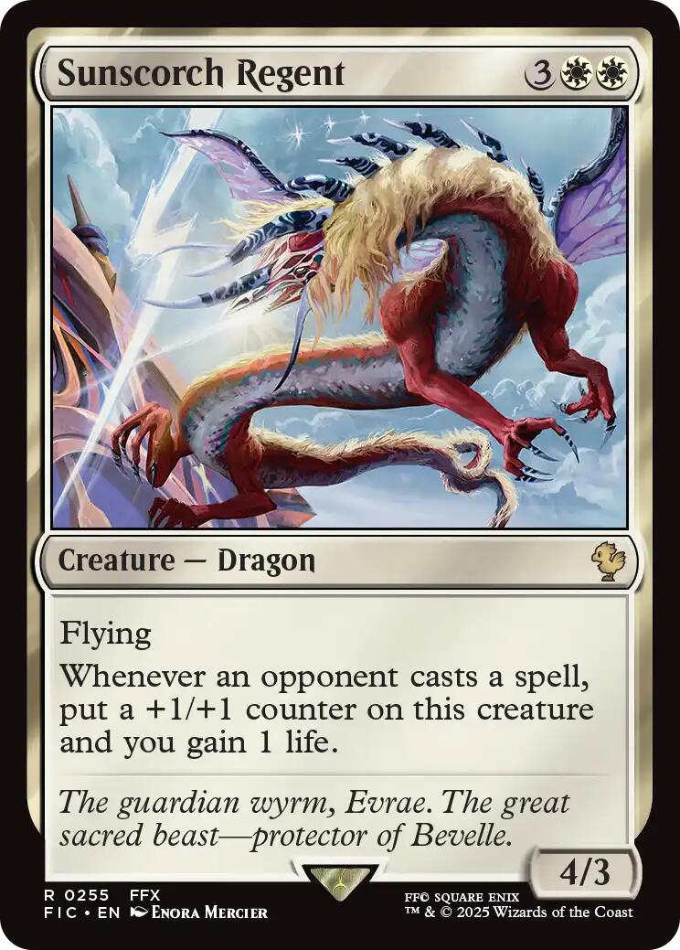 {R} Sunscorch Regent (Surge Foil) [FINAL FANTASY Commander][FIC 255]