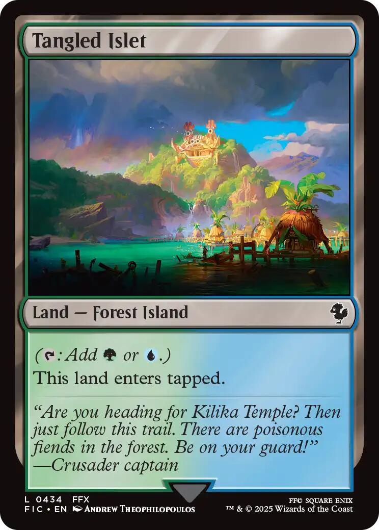 {C} Tangled Islet (Surge Foil) [FINAL FANTASY Commander][FIC 434]