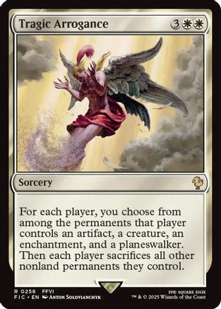 {R} Tragic Arrogance (Surge Foil) [FINAL FANTASY Commander][FIC 258]