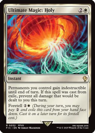 {R} Ultimate Magic: Holy (Surge Foil) [FINAL FANTASY Commander][FIC 032]
