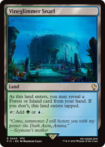 {R} Vineglimmer Snarl (Surge Foil) [FINAL FANTASY Commander][FIC 440]