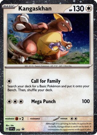 [PKM] Kangaskhan (202) (Cosmos Holo) [Scarlet & Violet: Black Star Promos]