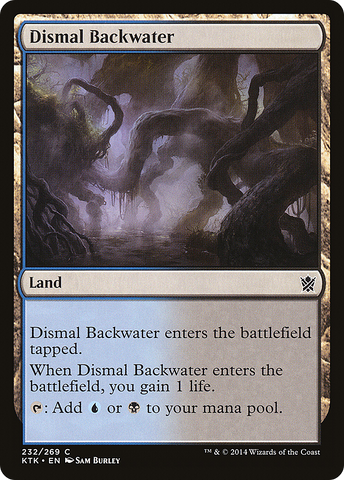 {C} Dismal Backwater [Khans of Tarkir][KTK 232]