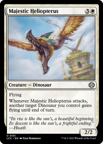 {C} Majestic Heliopterus [The Lost Caverns of Ixalan Commander][LCC 131]