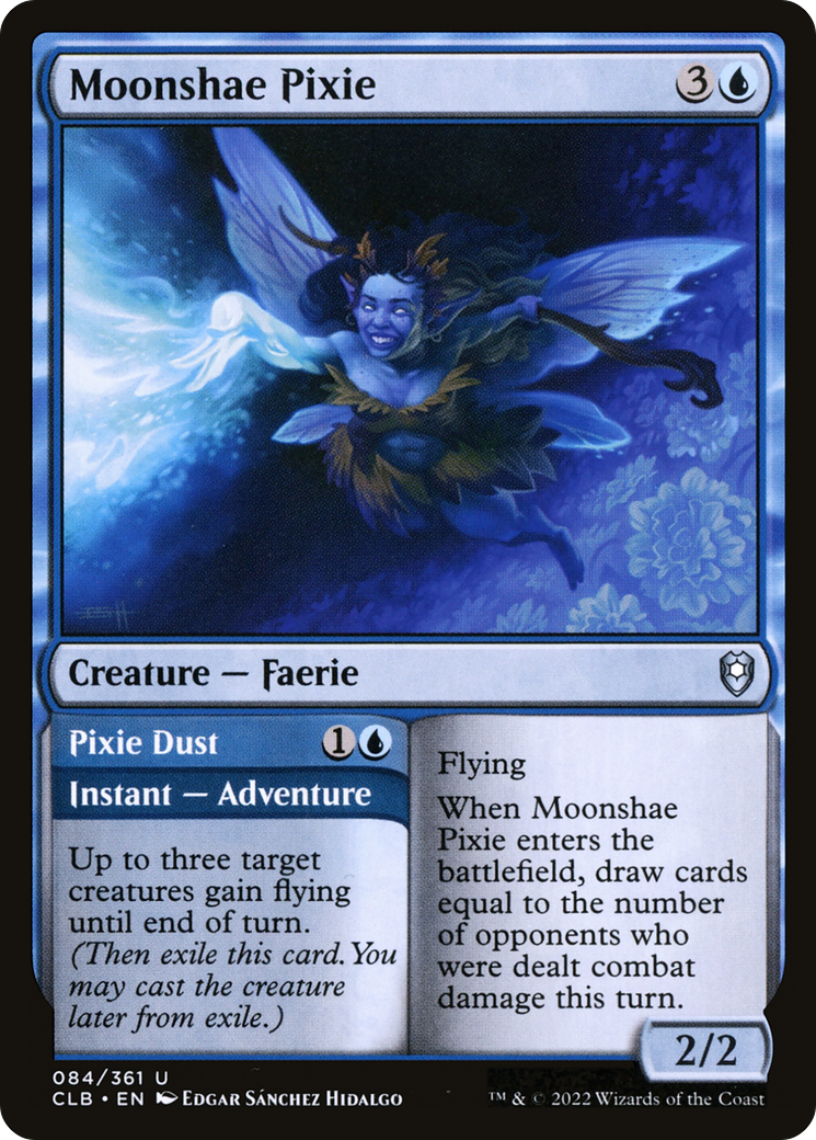 {C} Moonshae Pixie // Pixie Dust [Commander Legends: Battle for Baldur's Gate][CLB 084]