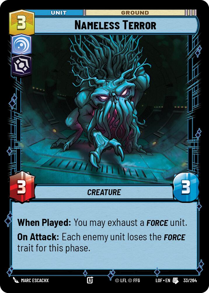 {SW-C}Nameless Terror (33/264) (33/264) [Legends of the Force]