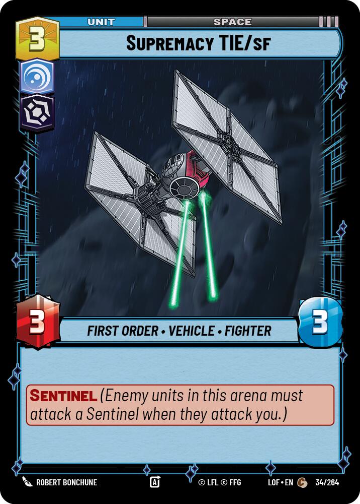 {SW-C}Supremacy TIE/sf (34/264) (34/264) [Legends of the Force]