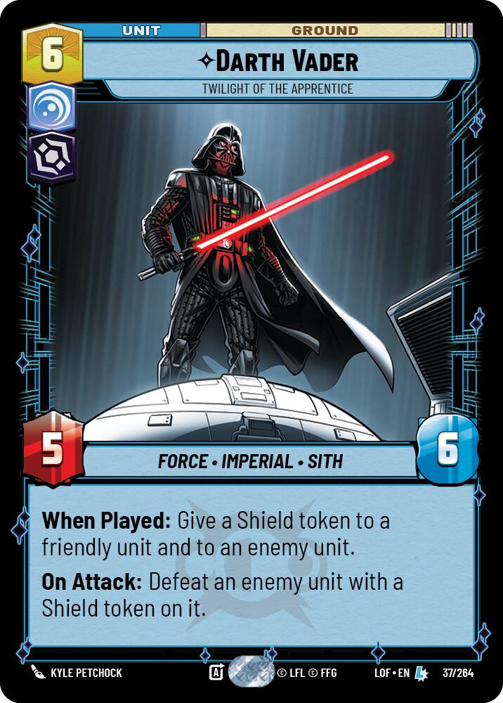 {SW-R}Darth Vader - Twilight of the Apprentice (37/264) (37/264) [Legends of the Force]