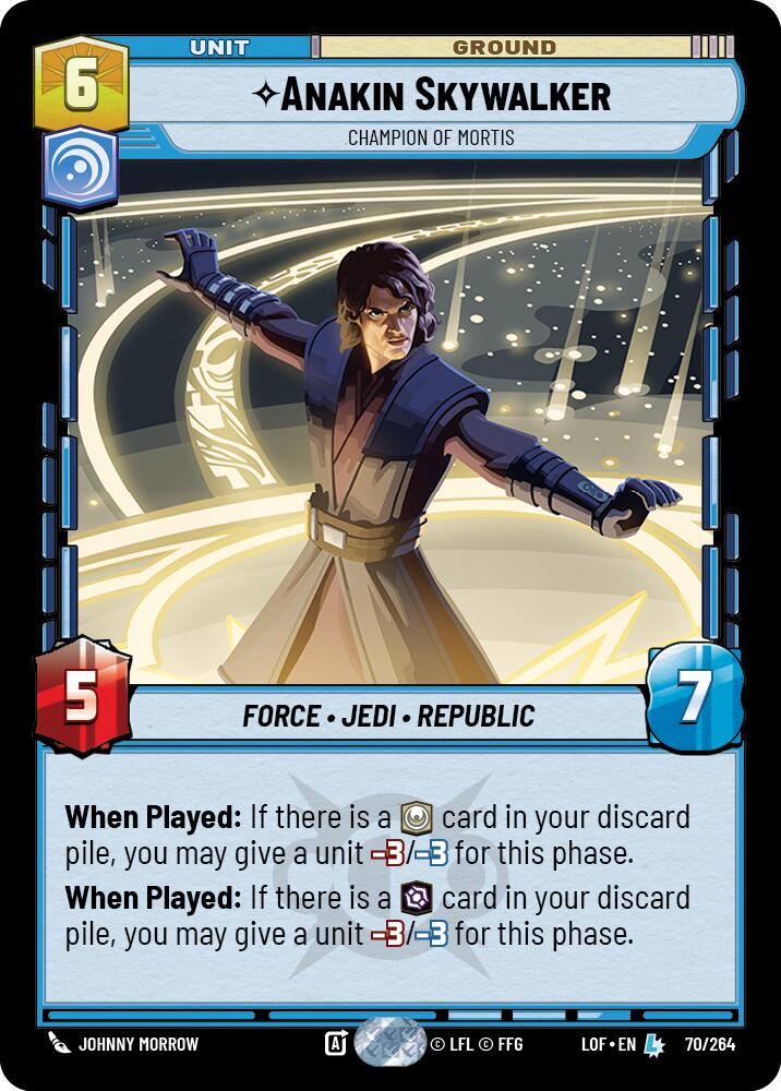 {SW-R}Anakin Skywalker - Champion of Mortis (70/264) (70/264) [Legends of the Force]