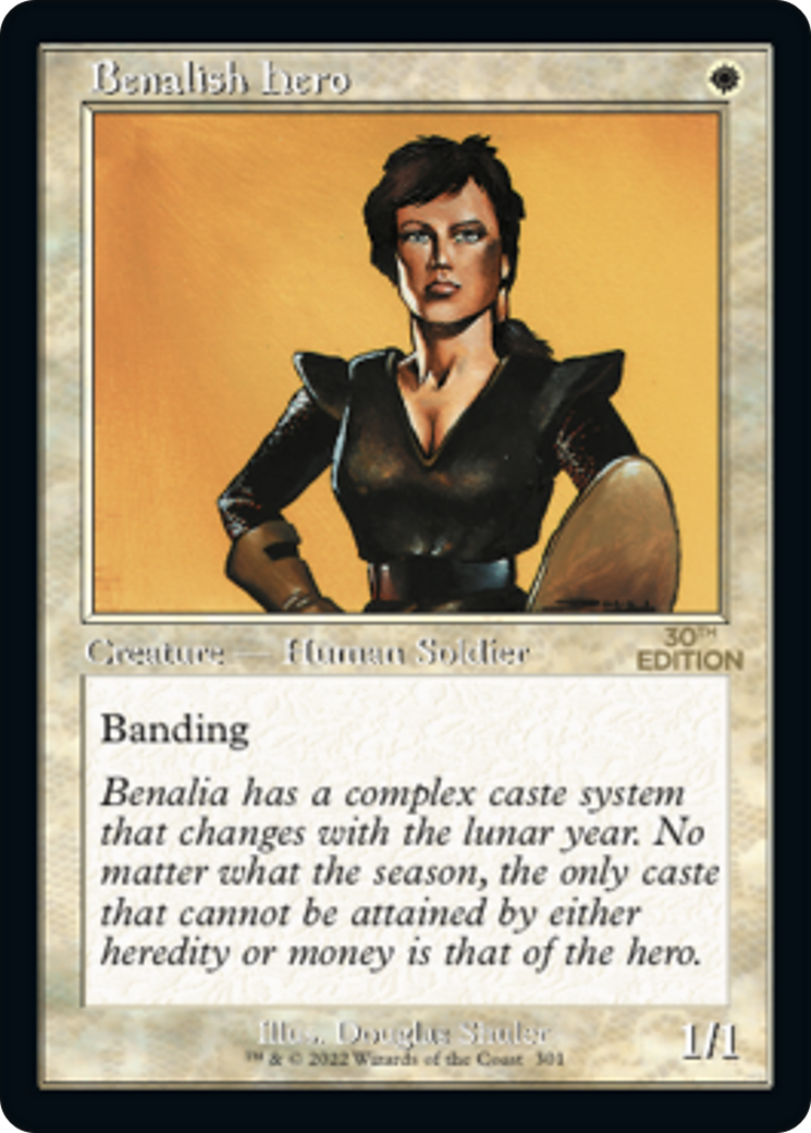 {C} Benalish Hero (Retro) [30th Anniversary Edition][30A 301]