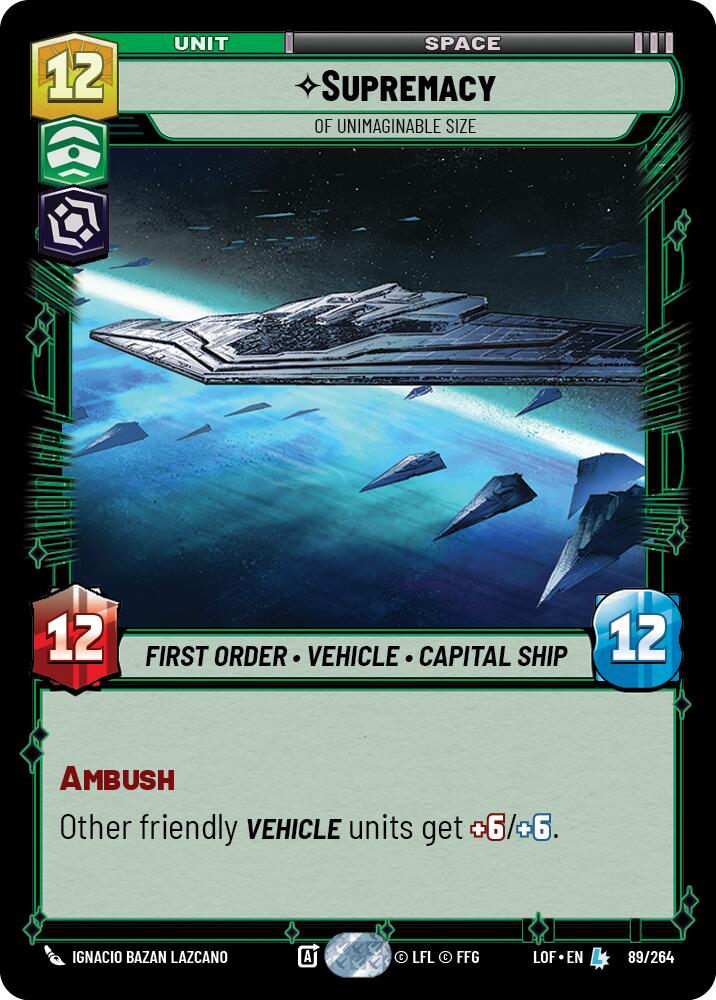 {SW-R}Supremacy - Of Unimaginable Size (89/264) (89/264) [Legends of the Force]