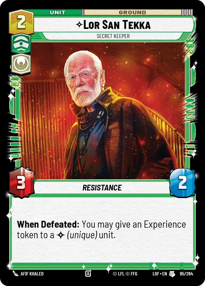 {SW-C}Lor San Tekka - Secret Keeper (95/264) (95/264) [Legends of the Force]
