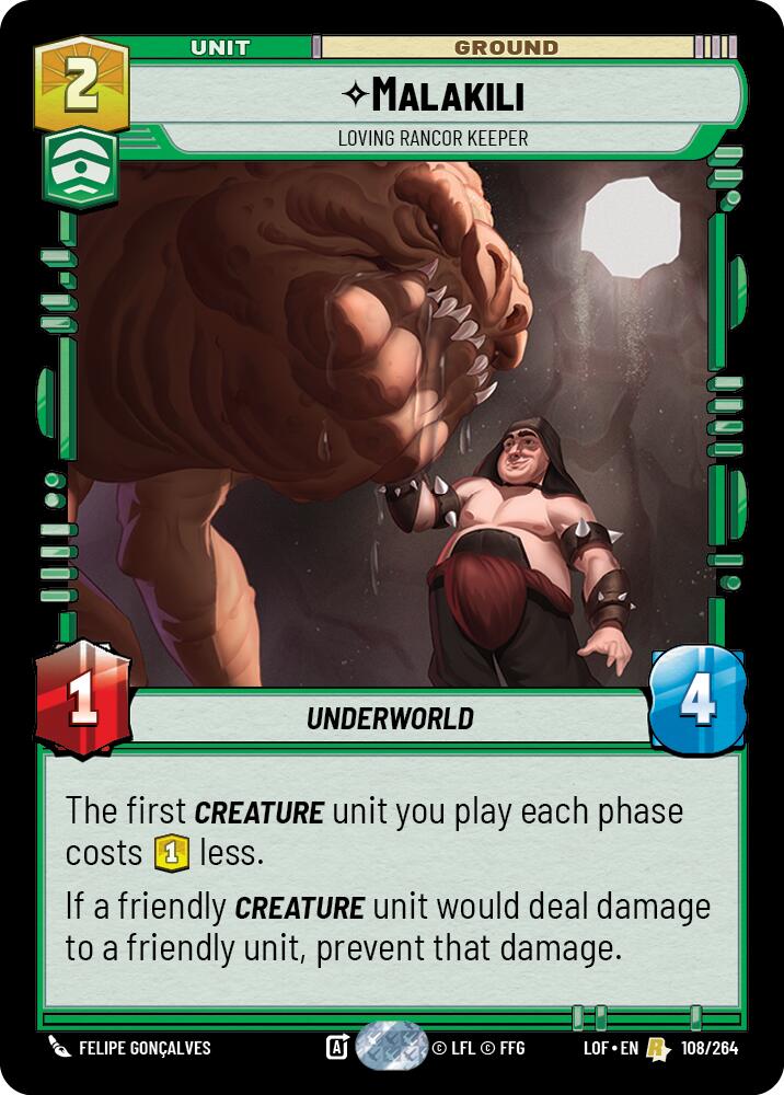 {SW-R}Malakili - Loving Rancor Keeper (108/264) (108/264) [Legends of the Force]
