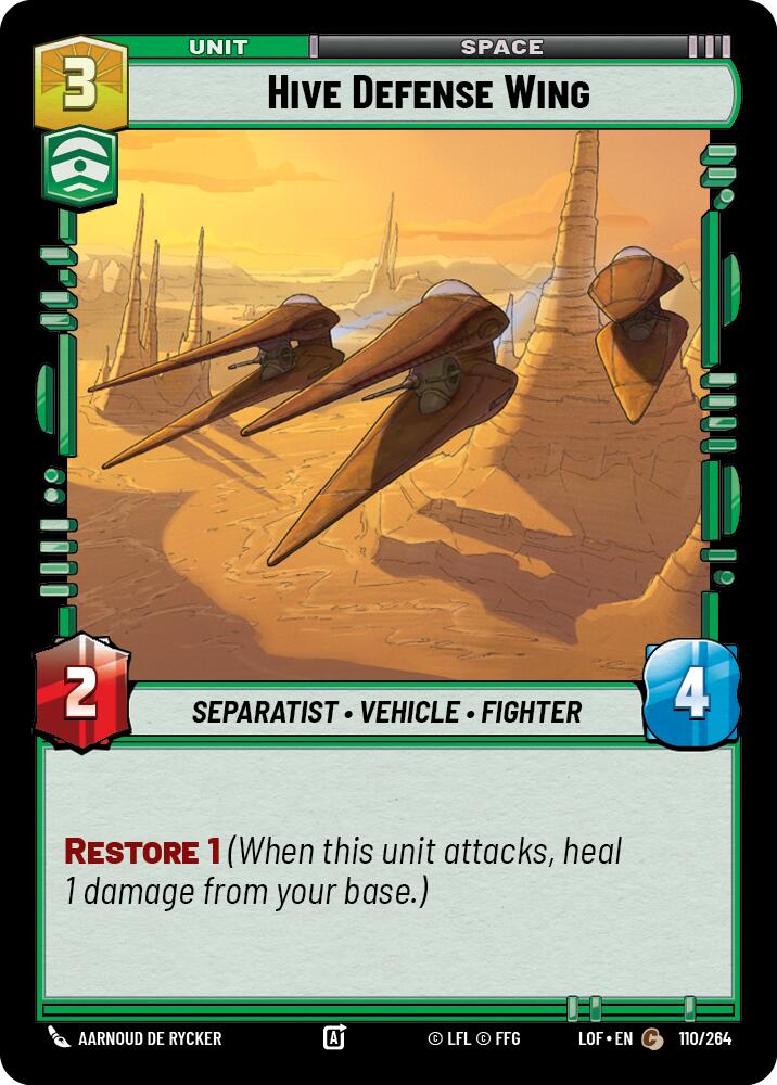 {SW-C}Hive Defense Wing (110/264) (110/264) [Legends of the Force]