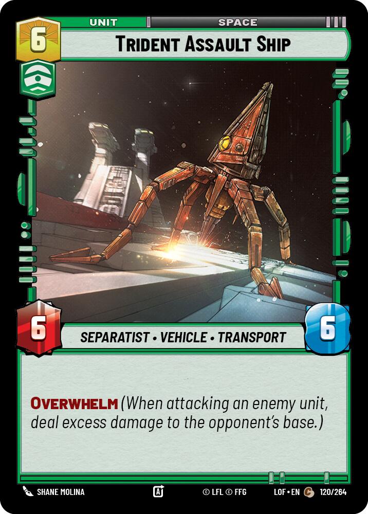 {SW-C}Trident Assault Ship (120/264) (120/264) [Legends of the Force]