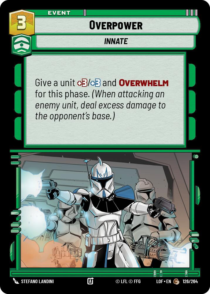 {SW-C}Overpower (126/264) (126/264) [Legends of the Force]