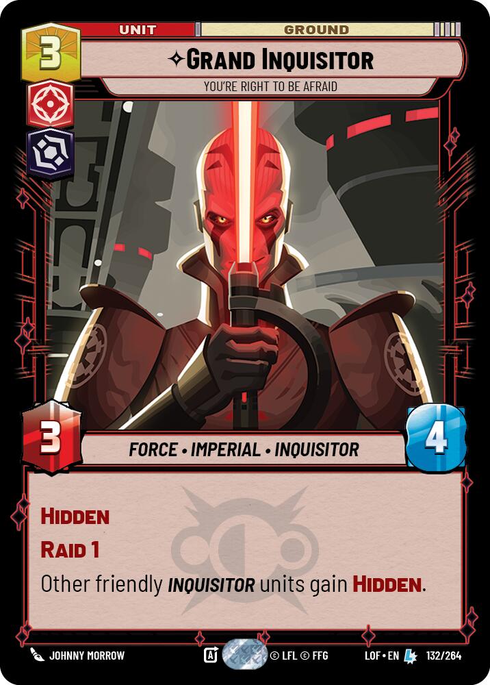 {SW-R}Grand Inquisitor - You're Right to Be Afraid (132/264) (132/264) [Legends of the Force]
