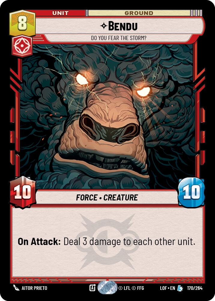 {SW-R}Bendu - Do You Fear the Storm? (170/264) (170/264) [Legends of the Force]