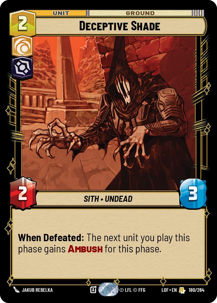 {SW-R}Deceptive Shade (180/264) (180/264) [Legends of the Force]