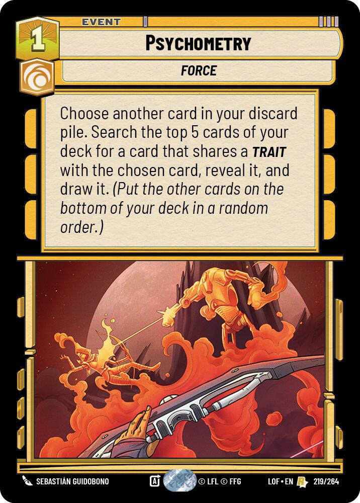 {SW-R}Psychometry (219/264) (219/264) [Legends of the Force]