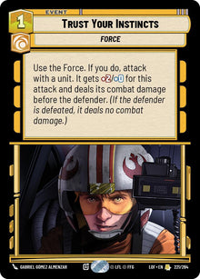 {SW-R}Trust Your Instincts (221/264) (221/264) [Legends of the Force]