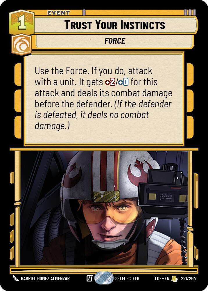 {SW-R}Trust Your Instincts (221/264) (221/264) [Legends of the Force]