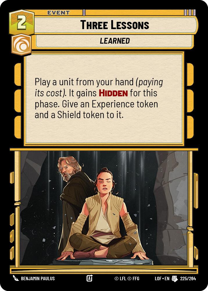 {SW-C}Three Lessons (225/264) (225/264) [Legends of the Force]