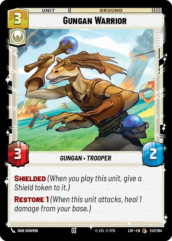 {SW-C}Gungan Warrior (247/264) (247/264) [Legends of the Force]