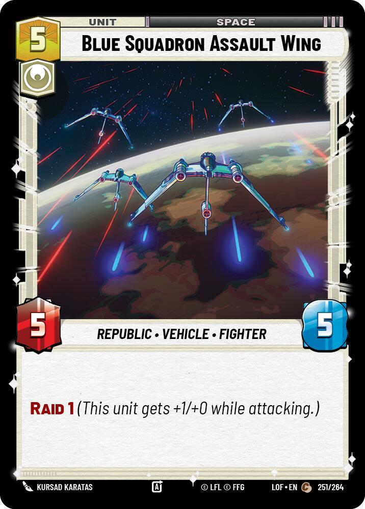 {SW-C}Blue Squadron Assault Wing (251/264) (251/264) [Legends of the Force]