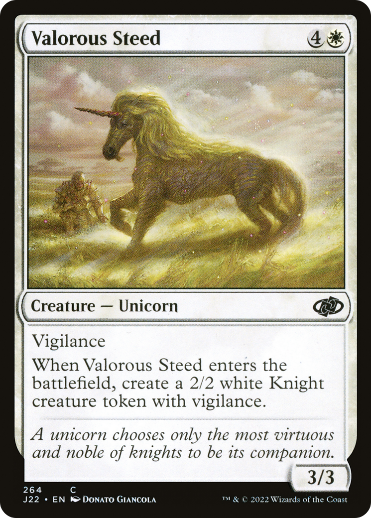 {C} Valorous Steed [Jumpstart 2022][J22 264]